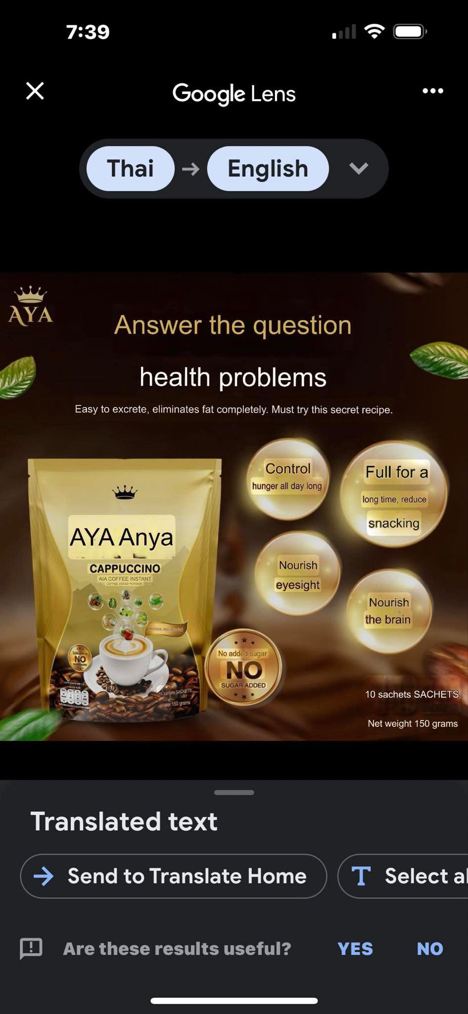 Aya coffee get 4 free 1 $100 free express post