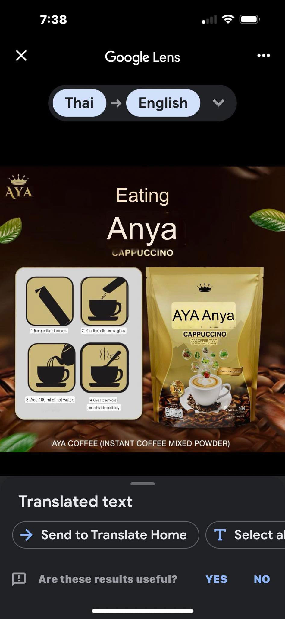 Aya coffee get 4 free 1 $100 free express post