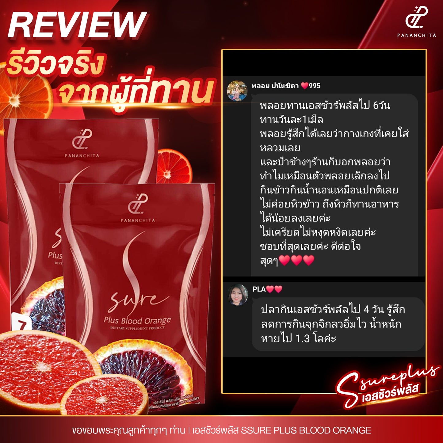 S sure plus blood orange