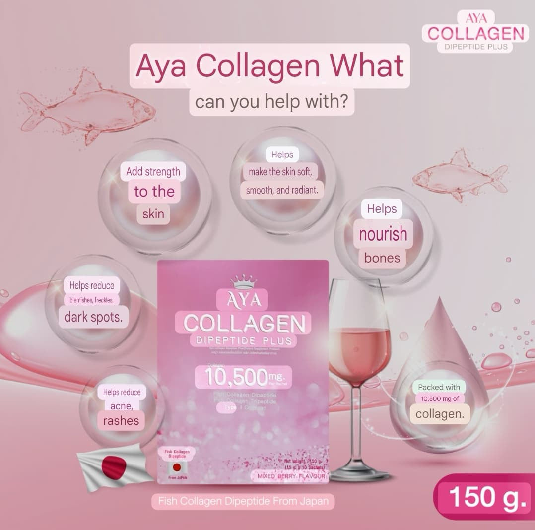 Aya collagen Dipeptie plus geet 1 free 1