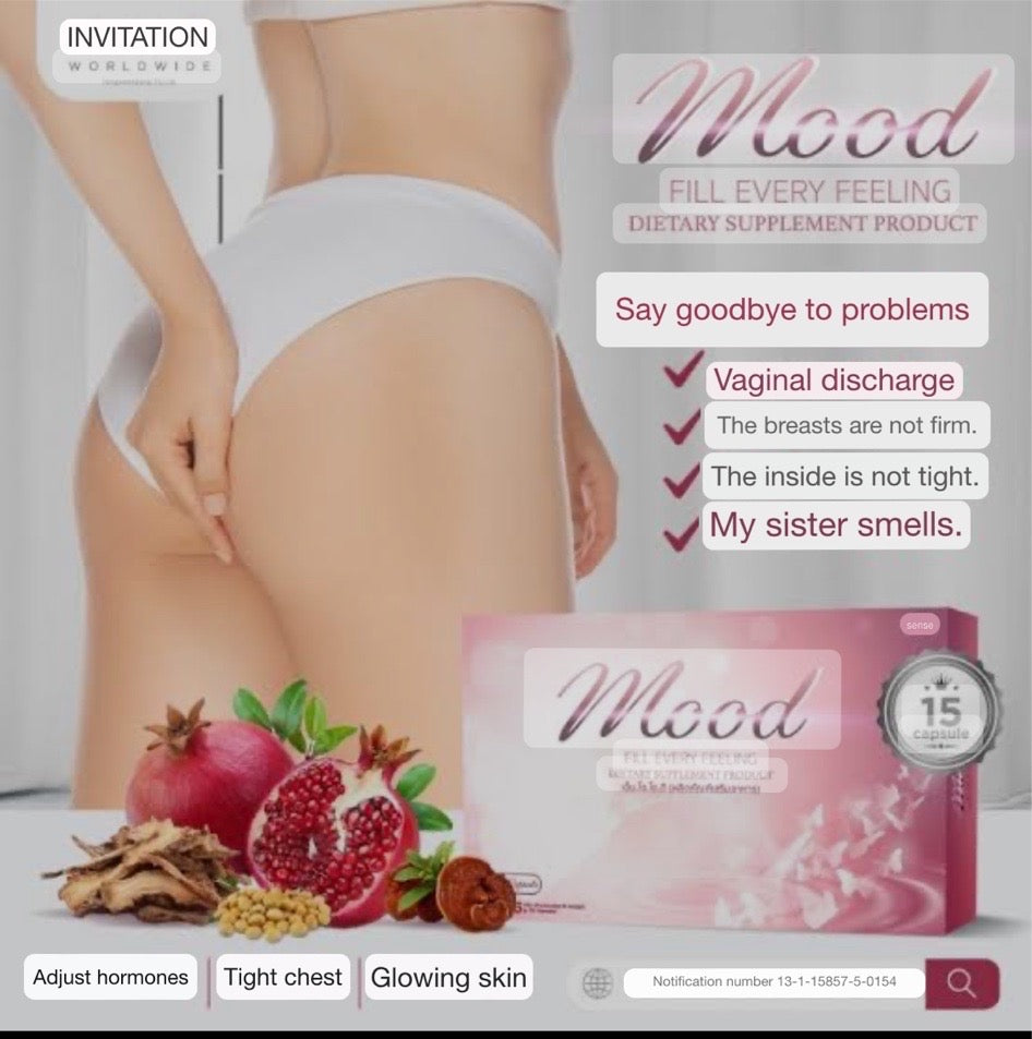 M.O.O.D Mood dietary supplement for women. Vaginal discharge