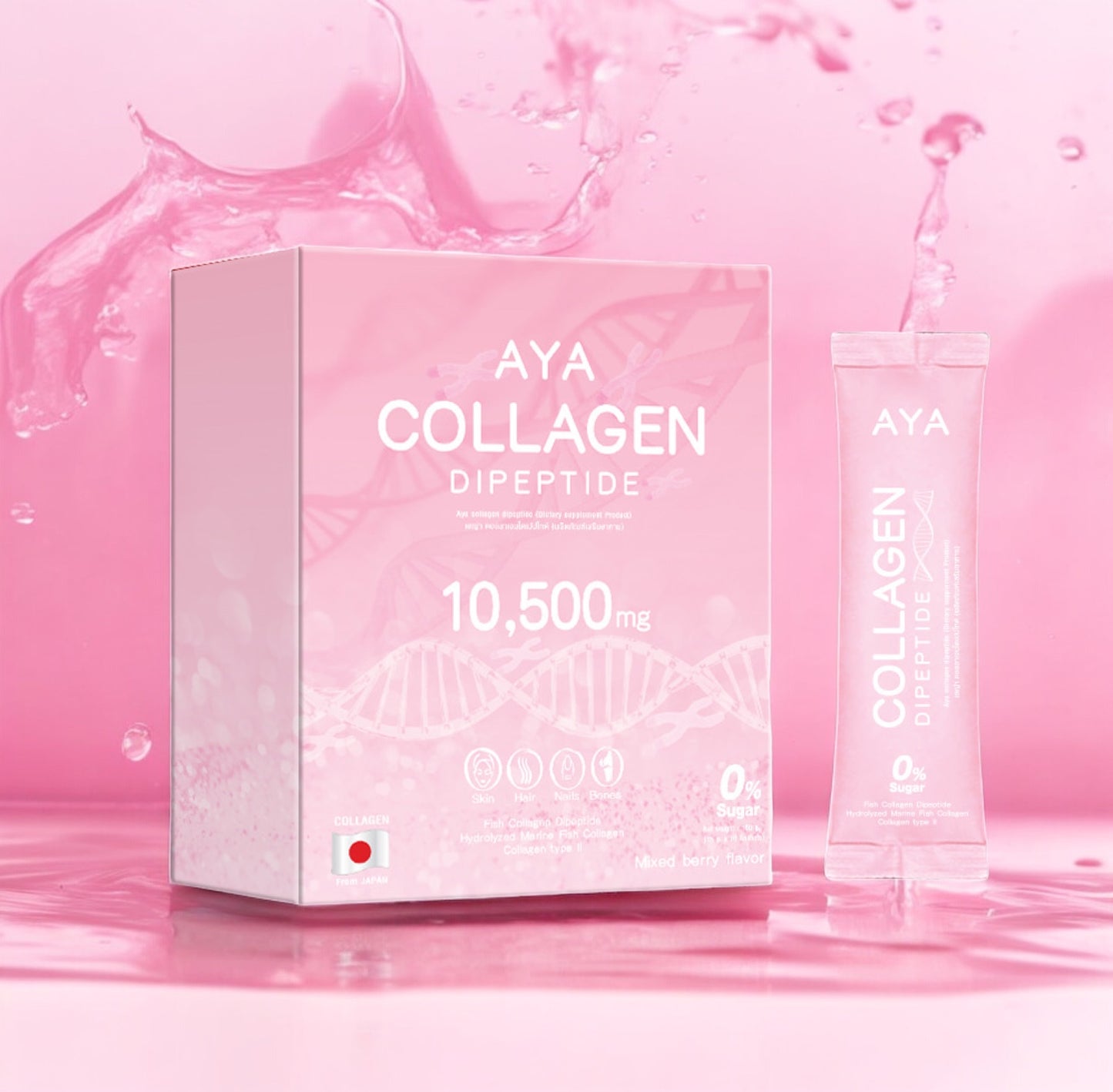 Aya collagen Dipeptie plus geet 1 free 1