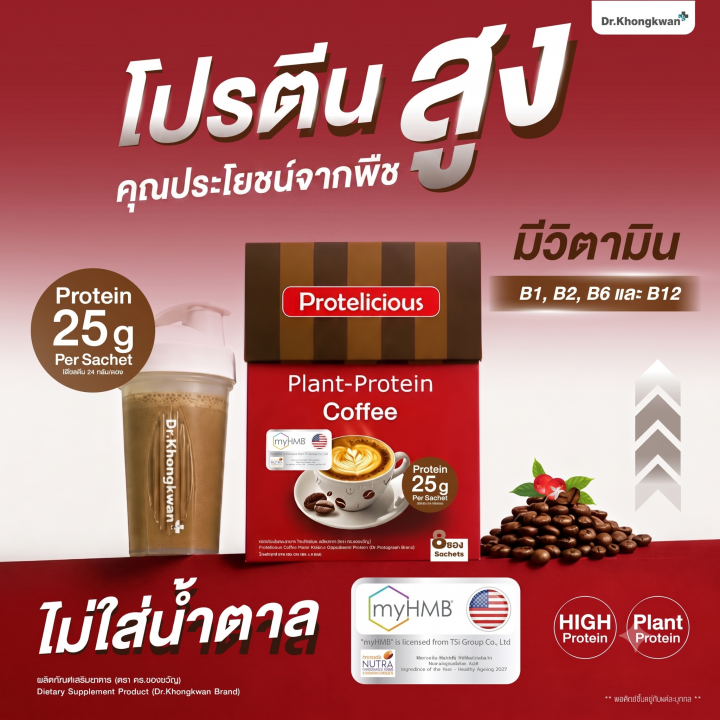 🌱 PROTELICIOUS PLANT-PROTEIN by Dr.Khongkwan