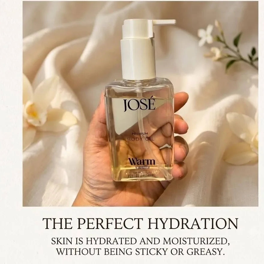 JOSÉ PREMIUM BODY OIL – WARM VANILLA 🤎